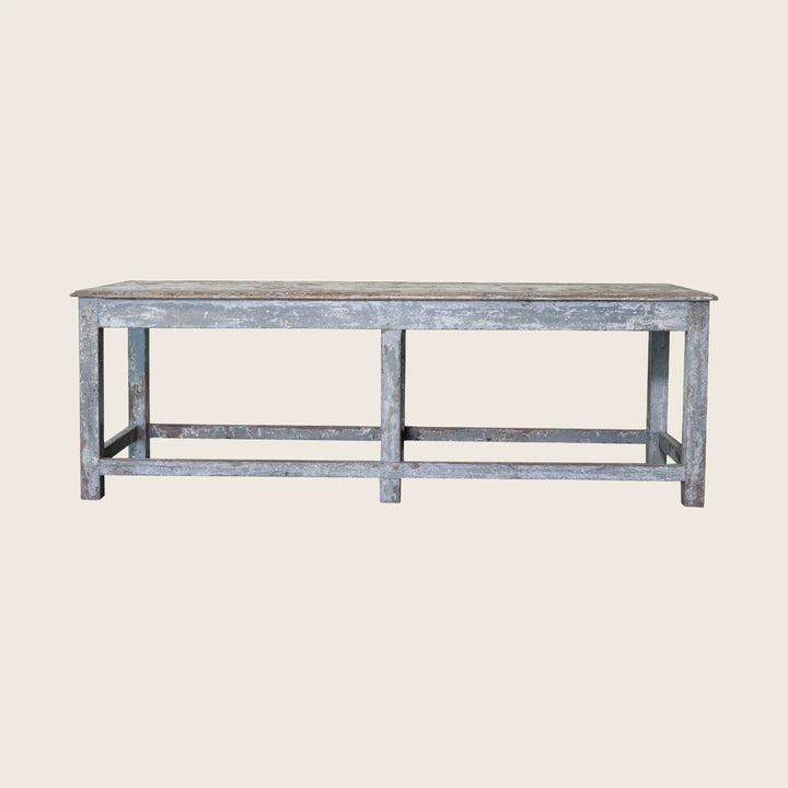 Vintage Chippy Console Bench Table