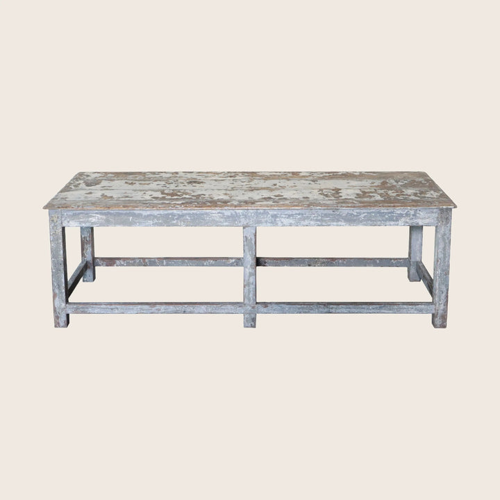 Vintage Chippy Console Bench Table