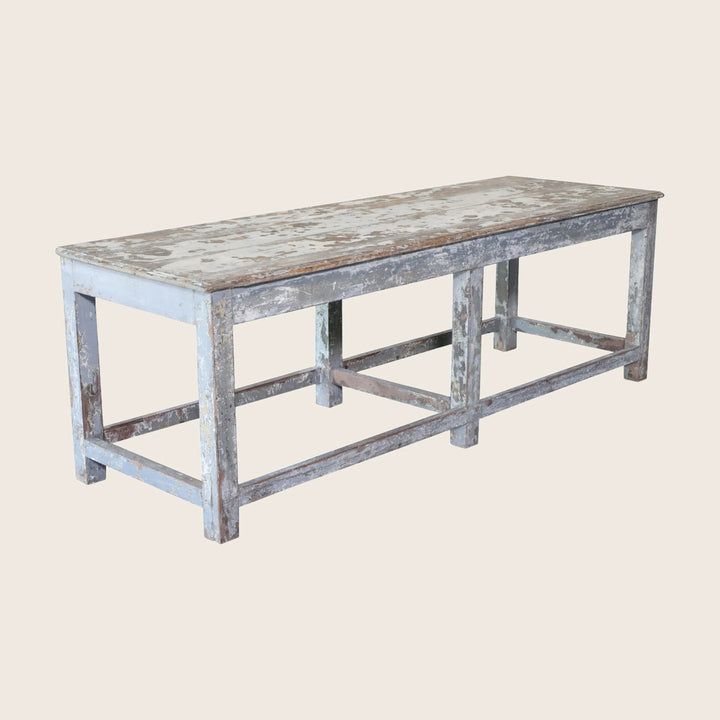 Vintage Chippy Console Bench Table