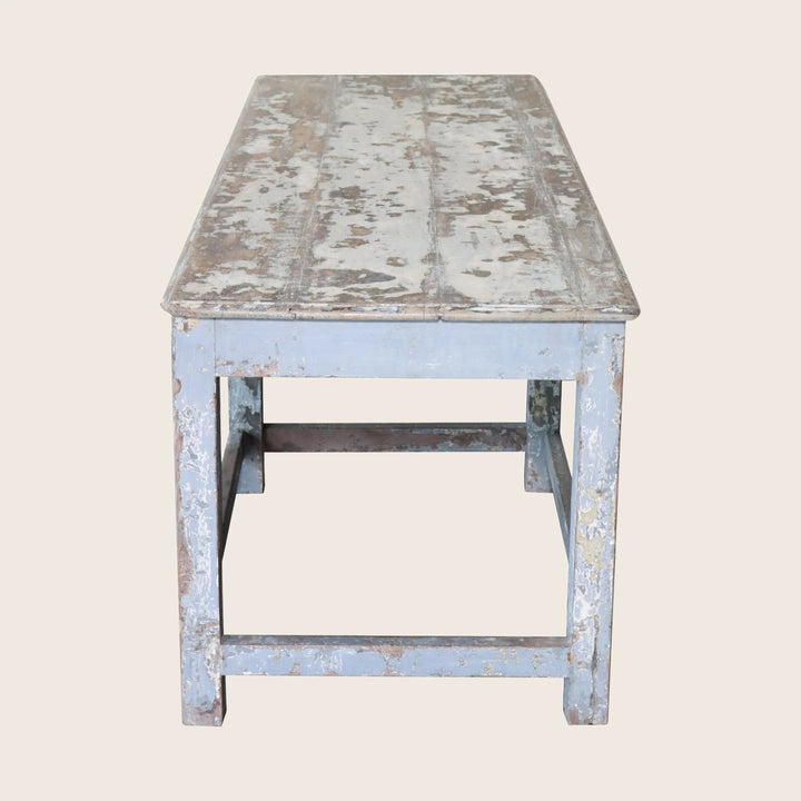 Vintage Chippy Console Bench Table