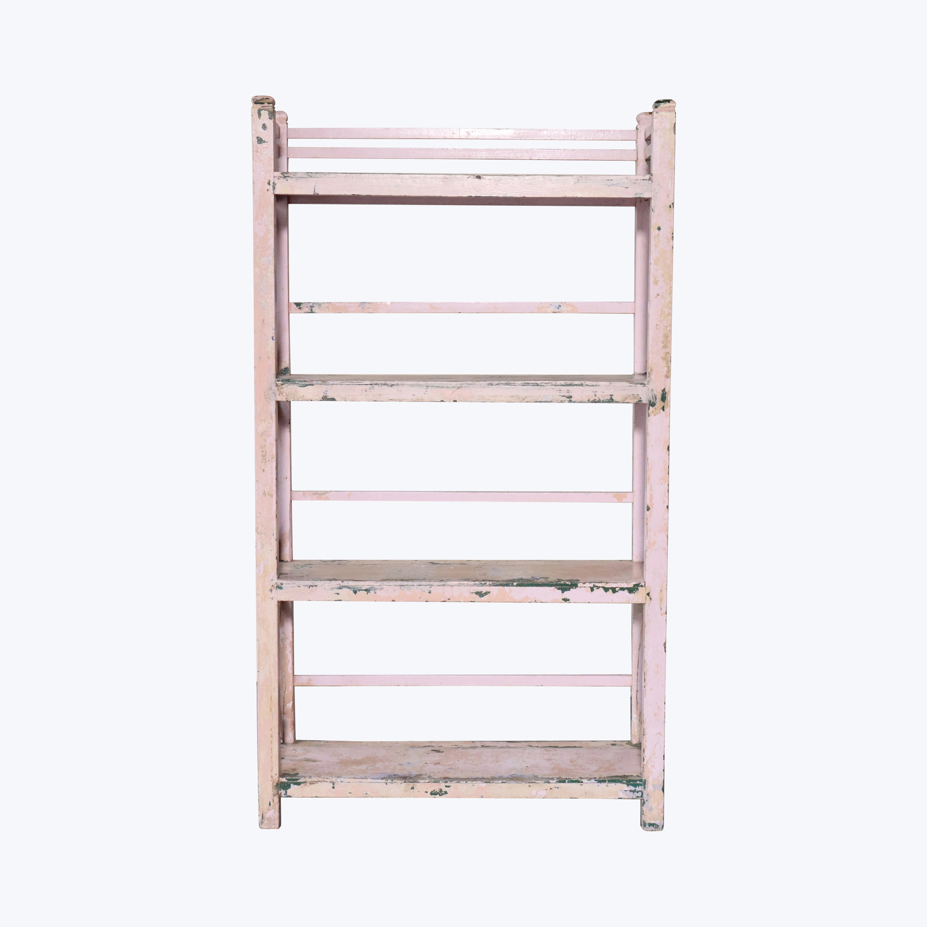 Vintage Pink Wooden Shelf - Thumbnail 3