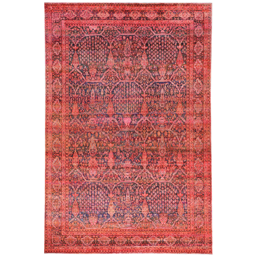 Pink Alchemy Traditional Silk Rug - 8'9" x 13'3"