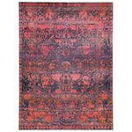 Pink Alchemy Traditional Silk Wool Blend Rug - 7'2" x 9'10"