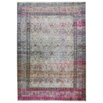 Pink Alchemy Traditional Silk Wool Blend Rug - 8'9" x 13'