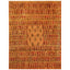 Orange Alchemy Contemporary Silk Rug - 8'8" x 11'9"