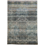 Grey Alchemy Traditional Silk Rug - 3'10" x 5'9"