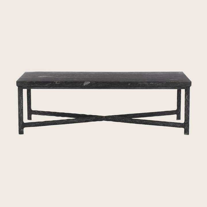 Hammered Iron Coffee Table