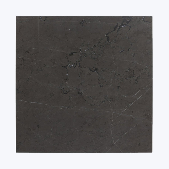 Modern Marble Plinth End Table