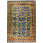 Gold Alchemy Traditional Silk Wool Blend Rug - 8'11" x 13'1"