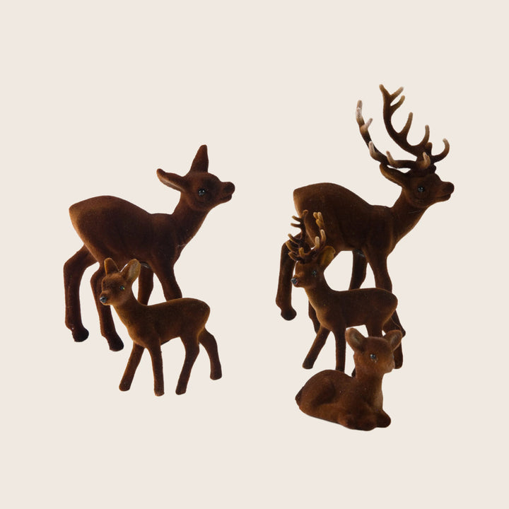 Assorted Small Deer With Antlers