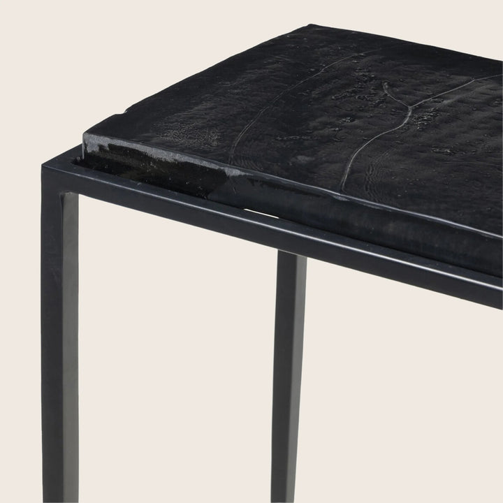 Dalston Cast Glass Console Table