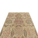 Natural Traditional Wool Silk Blend Rug - 8'11" x 11'11"