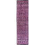 Purple Alchemy Contemporary Silk Runner - 2'11" x 12'1"