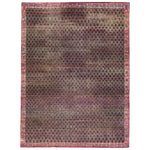 Pink Alchemy Traditional Wool Silk Blend Rug - 8'11" x 12'
