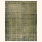 Green Alchemy Traditional Wool Silk Blend Rug - 9'1" x 12'