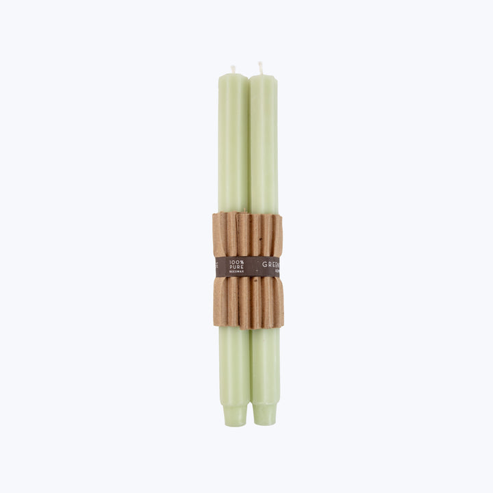 Fluted Church Taper Candles, Set of 2