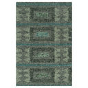 Green Swedish Inspired Flatweave Wool Rug - 9'4" x 12'