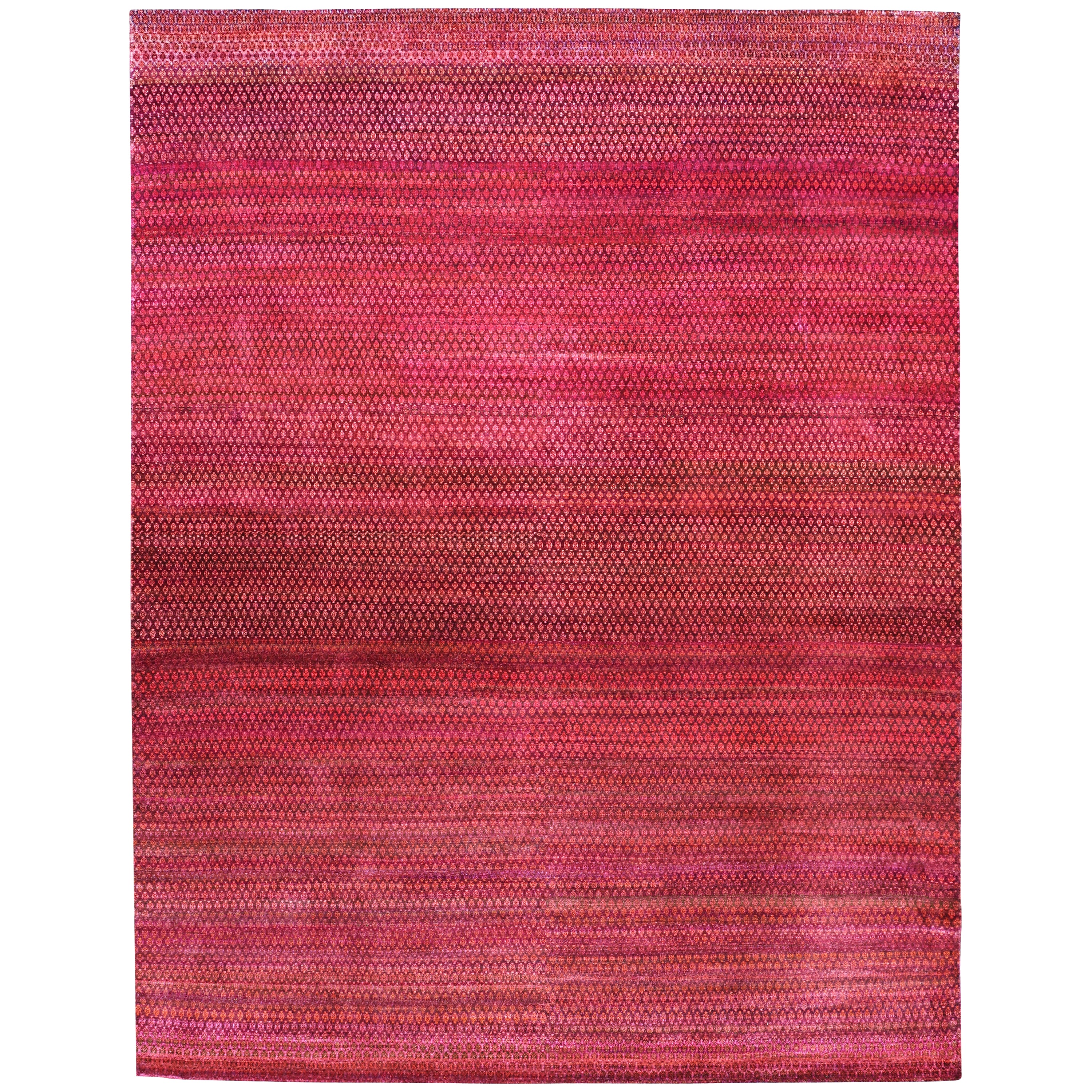 Pink Alchemy Contemporary Silk Rug - 11'8" x 15'5"