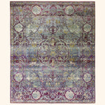 Purple Alchemy Traditional Silk Rug - 7'11" x 9'8"