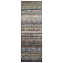 Multicolored Alchemy Contemporary Silk Runner - 2'11" x 8'10"