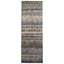 Multicolored Alchemy Contemporary Silk Runner - 2'11" x 8'10"