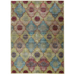 Multicolored Alchemy Contemporary Silk Rug - 8'11" x 12'3"