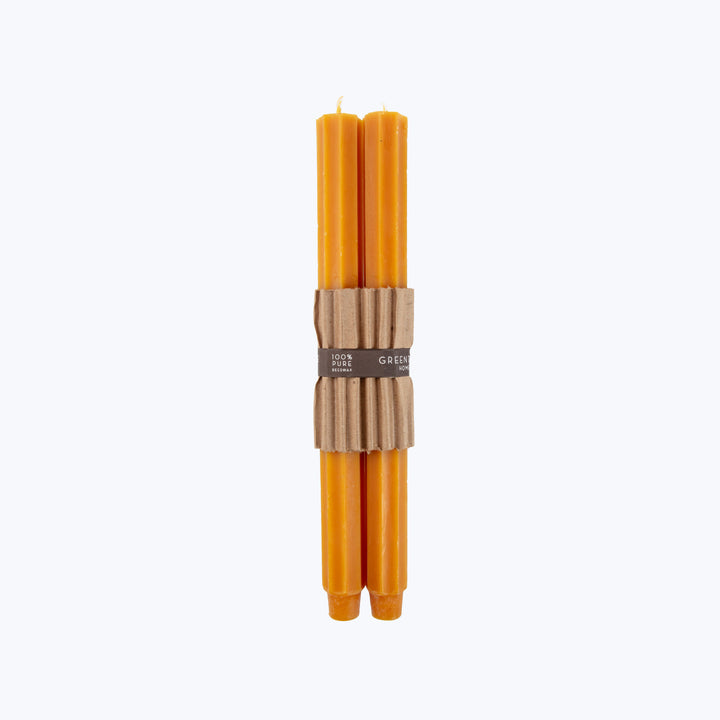 Fluted Church Taper Candles, Set of 2