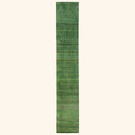 Green Alchemy Contemporary Silk Runner - 2'11" x 16'8"