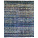 Blue Alchemy Contemporary Silk Rug - 7'11" x 9'10"