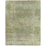 Green Alchemy Contemporary Silk Rug - 7'3" x 10'