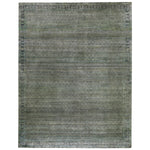 Green Alchemy Traditional Silk Rug - 9' x 12'