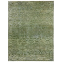 Green Alchemy Traditional Silk Wool Blend Rug - 8'10" x 12'