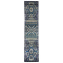 Blue Alchemy Traditional Silk Runner - 3' x 13'1"