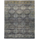 Grey Alchemy Traditional Silk Wool Blend Rug - 7'11" x 10'2"