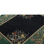 Green & Black Art Deco Wool Cotton Blend Rug - 8'2" x 9'10"