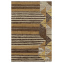 Brown Traditional Wool Rug - 8'3" x 9'11"