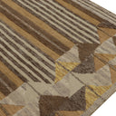 Brown Traditional Wool Rug - 8'3" x 9'11"