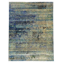 Multicolored Alchemy Traditional Silk Wool Blend Rug - 9' x 12'1"