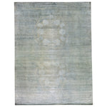 Blue Alchemy Contemporary Silk Rug - 8'11" x 11'10"