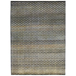 Black Alchemy Contemporary Silk Wool Blend Rug - 7'10" x 10'7"