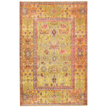 Yellow Alchemy Traditional Wool Rug - 6'11" x 10'8"