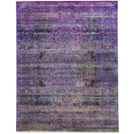 Purple Alchemy Traditional Silk Rug - 9'1" x 11'9"