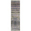 Blue Alchemy Contemporary Silk Runner - 3'11" x 13'4"