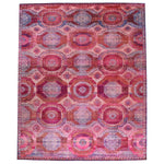 Pink Alchemy Traditional Silk Rug - 11'10" x 14'7"