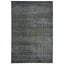 Black Alchemy Contemporary Wool Silk Blend Rug - 6' x 9'2"