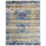 Blue Alchemy Contemporary Silk Rug - 8'6" x 10'11"