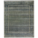 Black Alchemy Traditional Wool Silk Blend Rug - 7'11" x 10'