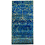 Blue Alchemy Contemporary Silk Runner - 3'1" x 6'5"