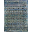 Blue Alchemy Traditional Silk Rug - 7'9" x 10'7"