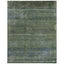 Green Alchemy Contemporary Silk Rug - 8'11" x 11'10"